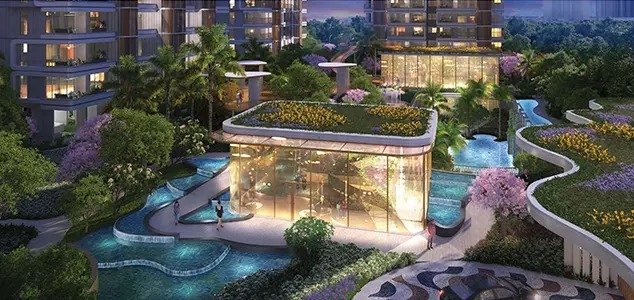 Garden and entrance view